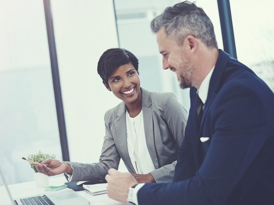 Professionals Having a Discussion