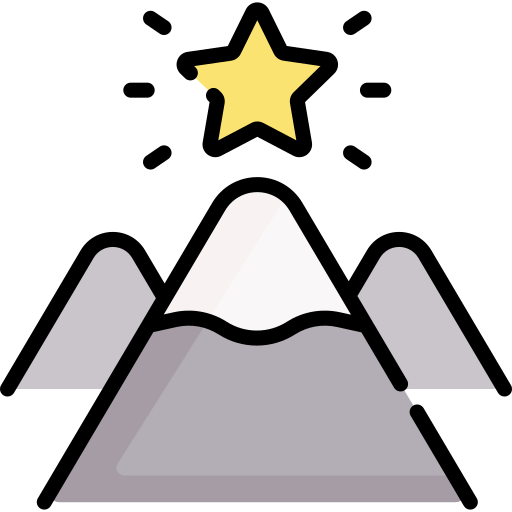 Star above Mountains