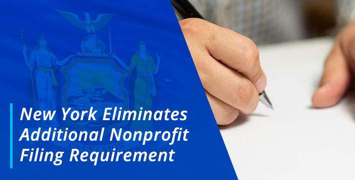 NY Eliminate Additional Nonprofit Filing Requirements